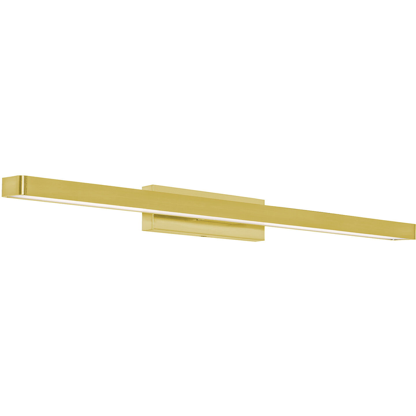 Brock LED 36 inch Satin Brass Vanity Light Wall Light