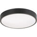 Octavia LED 19 inch Black Flush Mount Ceiling Light