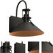 Gus 1 Light 9.73 inch Black Outdoor Wall Sconce