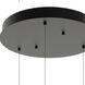 Kiran 3 Light 18 inch Black Pendant Ceiling Light