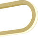 Sienna LED 22.75 inch Gold Vanity Light Wall Light