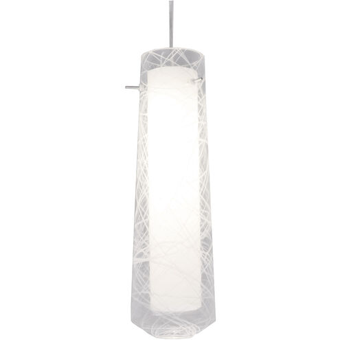 Spun LED 5 inch Satin Nickel Pendant Ceiling Light