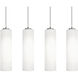 Leo Linear Pendant Ceiling Light in Satin Nickel