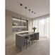 Sienna LED 3.5 inch Black Pendant Ceiling Light in 1, 22.75 in