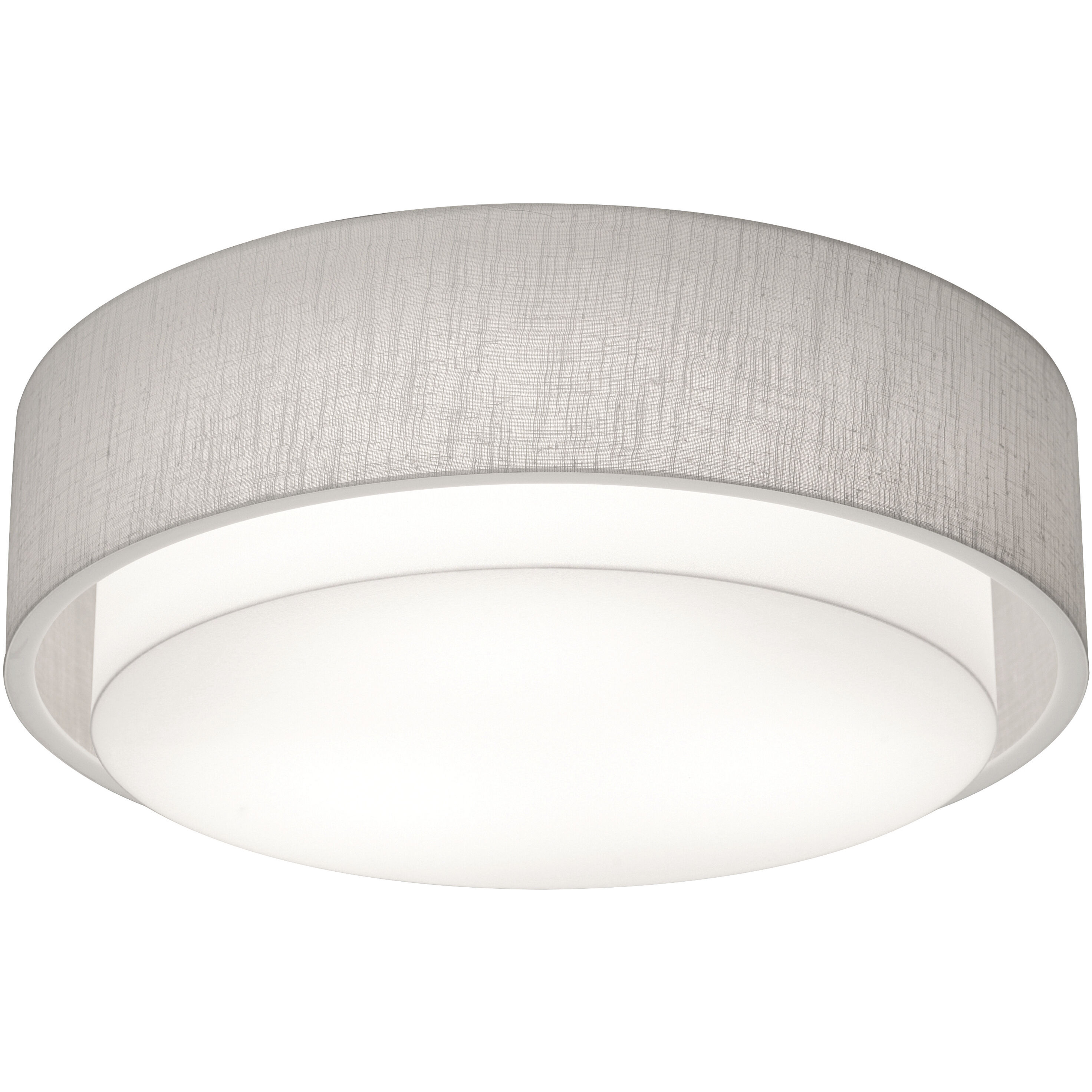 AFX SAF1824LAJUD JT Sanibel 1 Light 18 inch White Flush Mount Ceiling Light