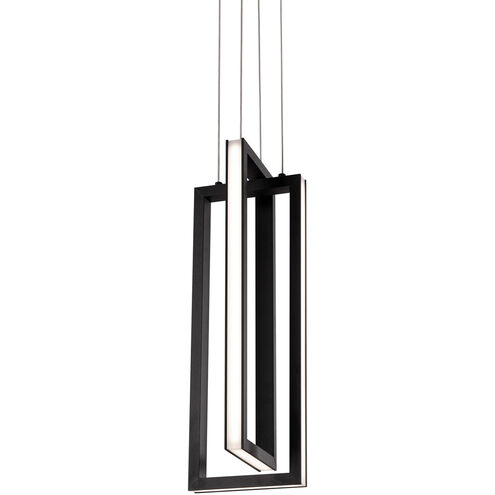 Cole LED 6 inch Black Pendant Ceiling Light