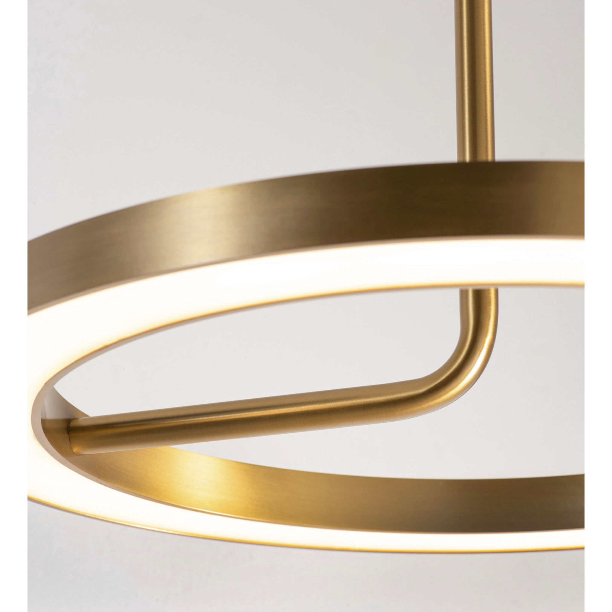 One LED 5.91 inch Light Antique Brass Pendant Ceiling Light