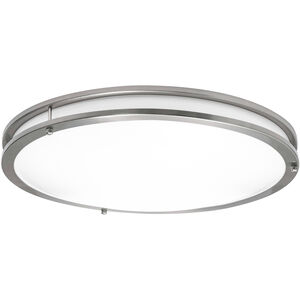 Carlisle LED 18 inch Satin Nickel Flush Mount Ceiling Light
