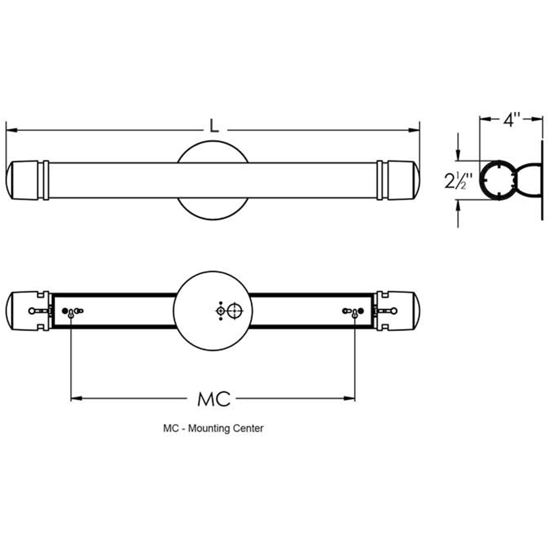 Aria LED 26.25 inch Oil-Rubbed Bronze Vanity Light Wall Light