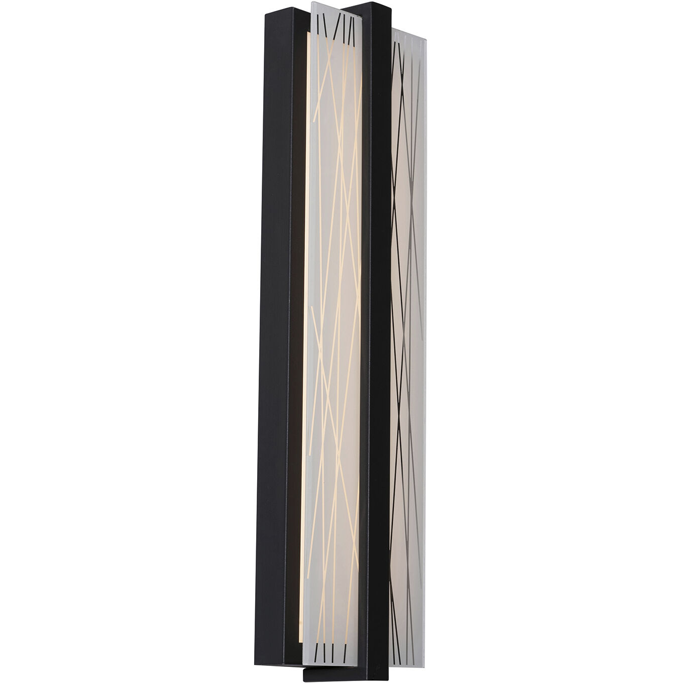 Gallery Wall Sconce Wall Light in Black, 20 in