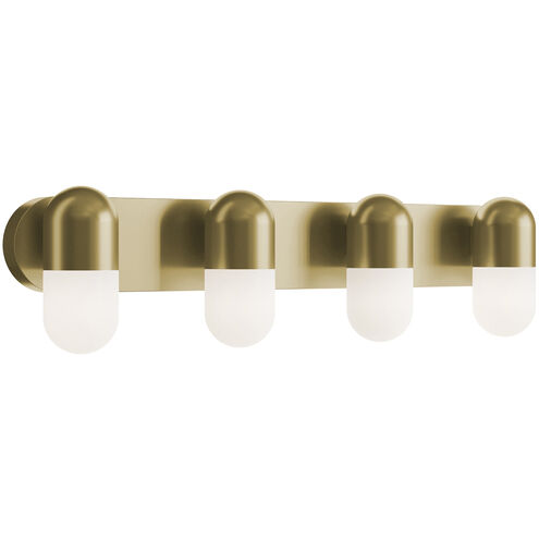 Irvine LED 33 inch Light Antique Brass Vanity Light Wall Light