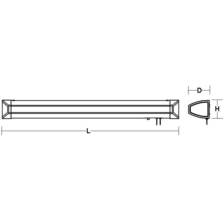 Ideal LED Light Oak Wall Light