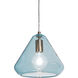 Armitage 1 Light 10 inch Silver Pendant Ceiling Light in Aqua