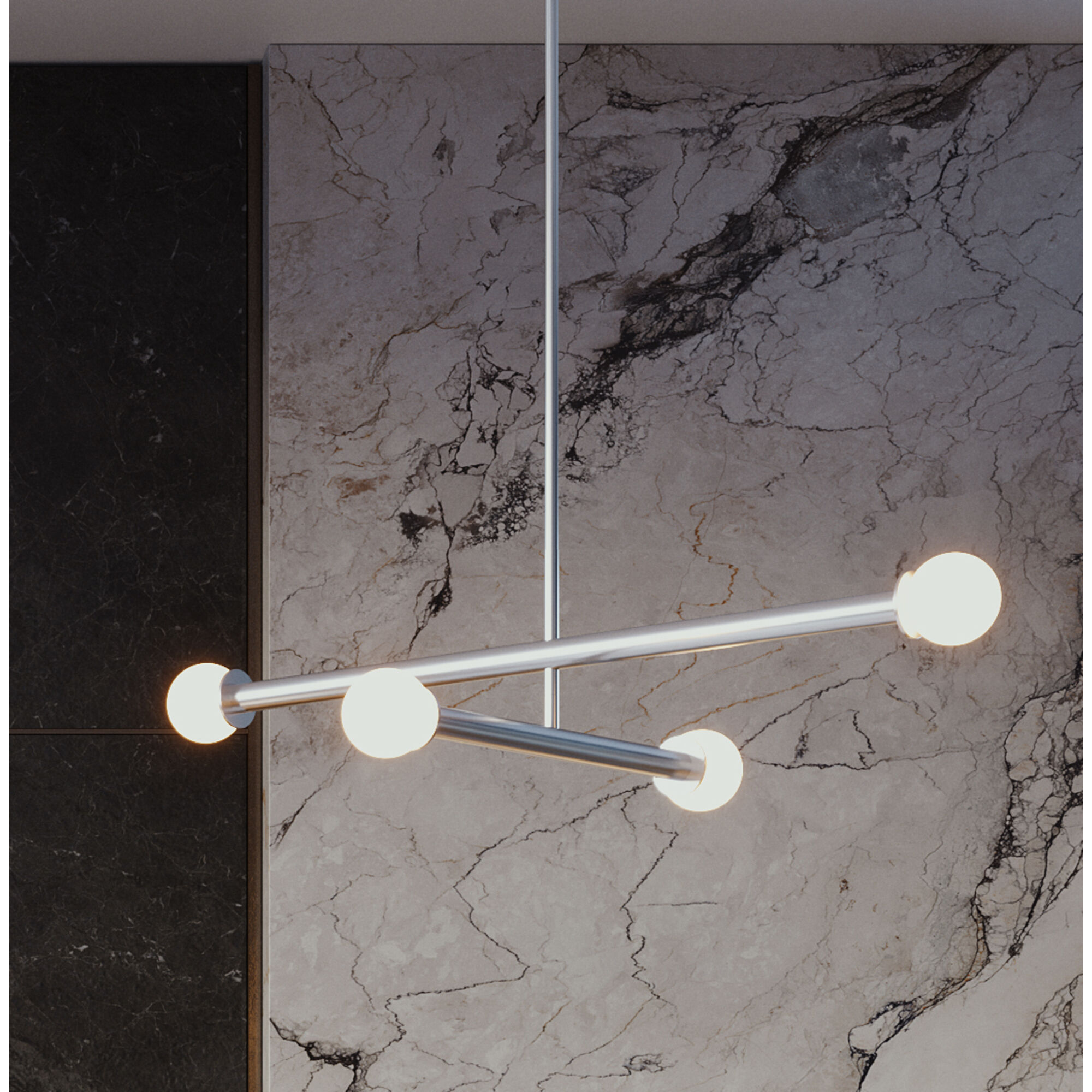Lane LED 36 inch Satin Nickel Pendant Ceiling Light