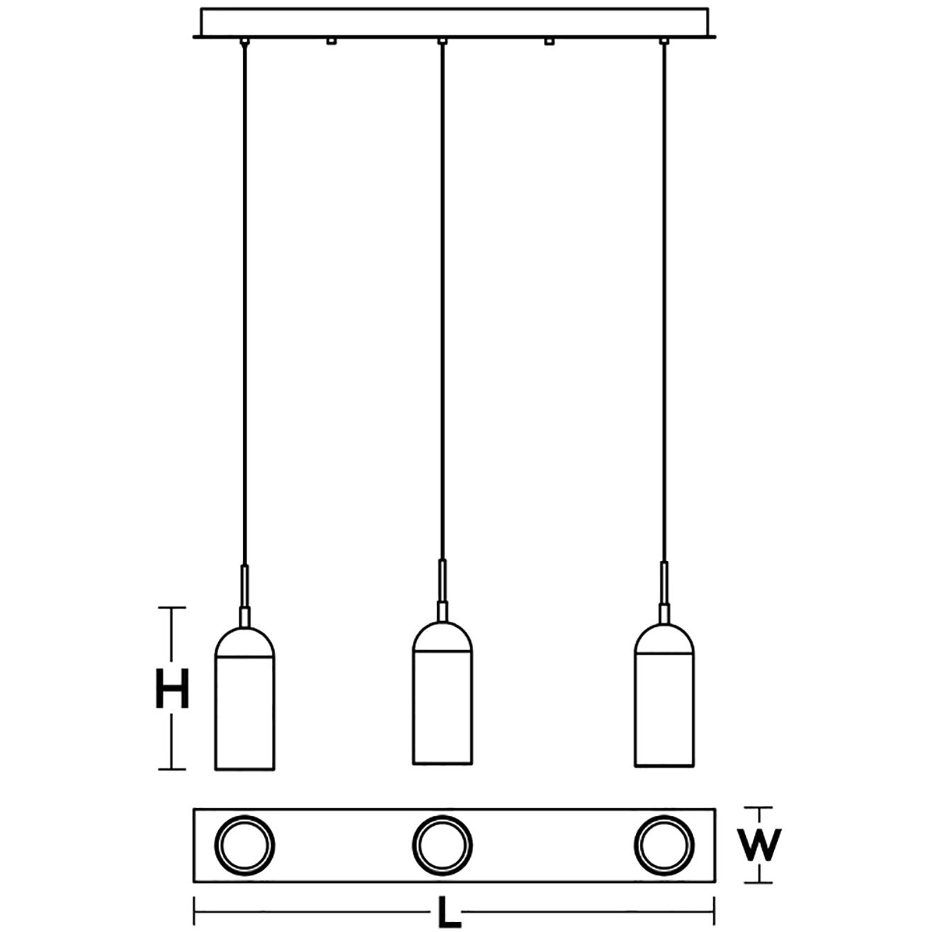 Kiran Linear Pendant Ceiling Light