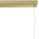 Twist 2 Light 47.6 inch Satin Brass Linear Pendant Ceiling Light