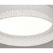 Ash LED 16 inch White Flush Mount Ceiling Light