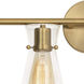 Amanda 4 Light 30.75 inch Satin Brass Vanity Light Wall Light