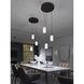 Leo 3 Light 18 inch Black Multi-light Pendant Ceiling Light