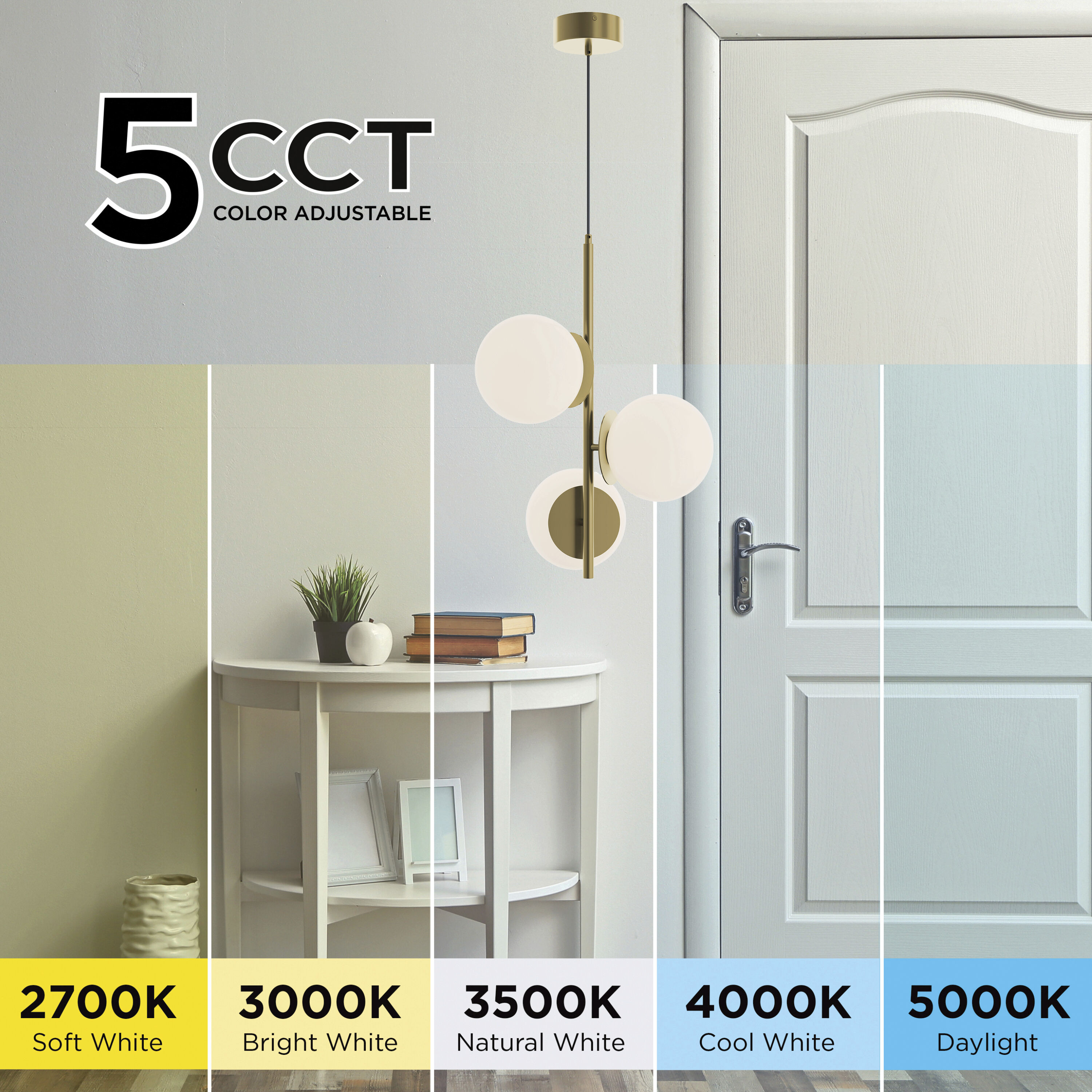 Arren LED 17.25 inch Light Antique Brass Pendant Ceiling Light