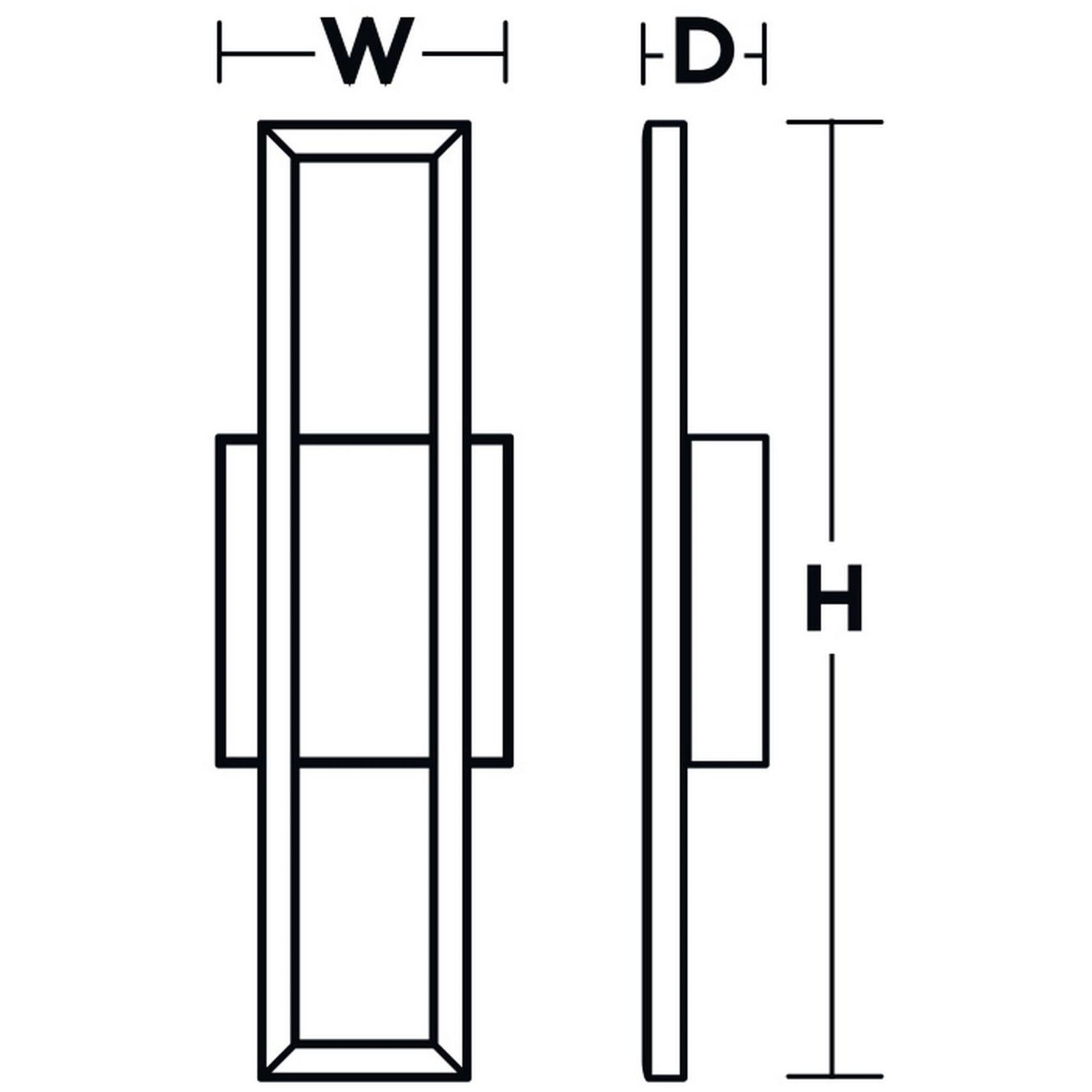 Zola LED 14 inch Black Vanity Light Wall Light