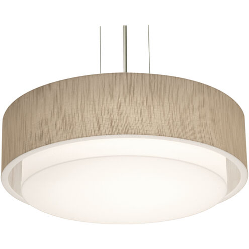 Sanibel 3 Light 18 inch Satin Nickel Pendant Ceiling Light