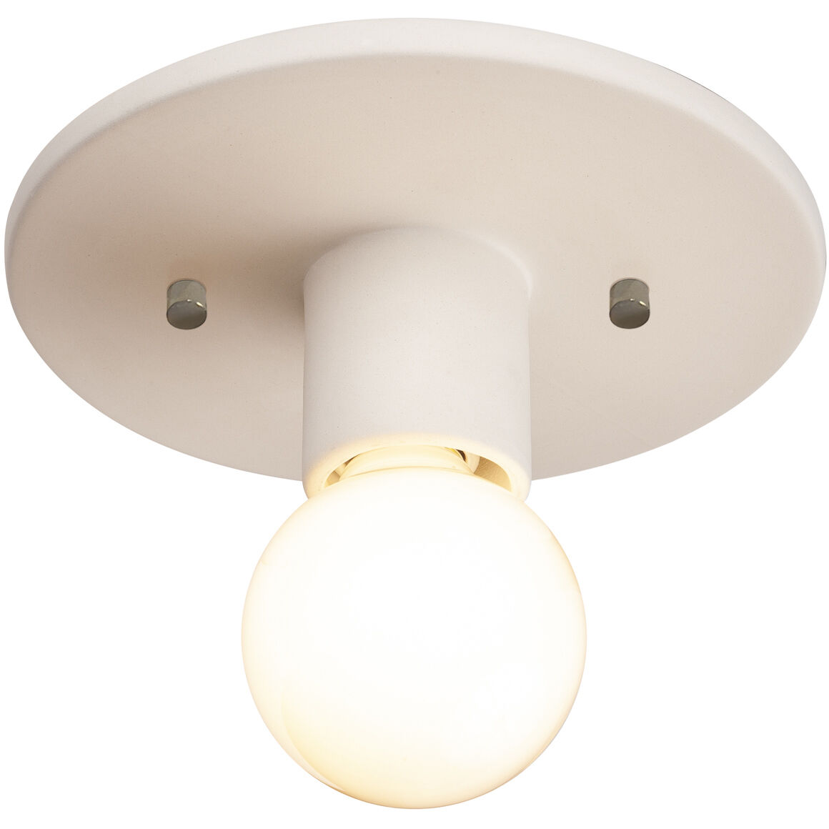 Radiance Collection 1 Light 8 inch White Crackle Flush Mount Ceiling Light