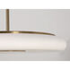 June LED 41 inch Light Antique Brass Vanity Light Wall Light