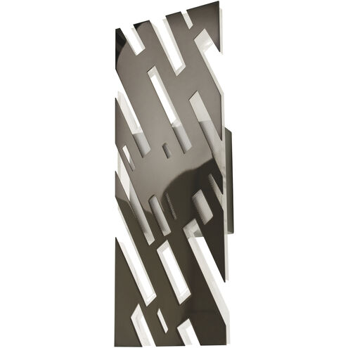Storm Sconce Wall Light in Black Chrome