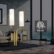 Ellington 2 Light 10 inch Light Antique Brass Wall Sconce Wall Light
