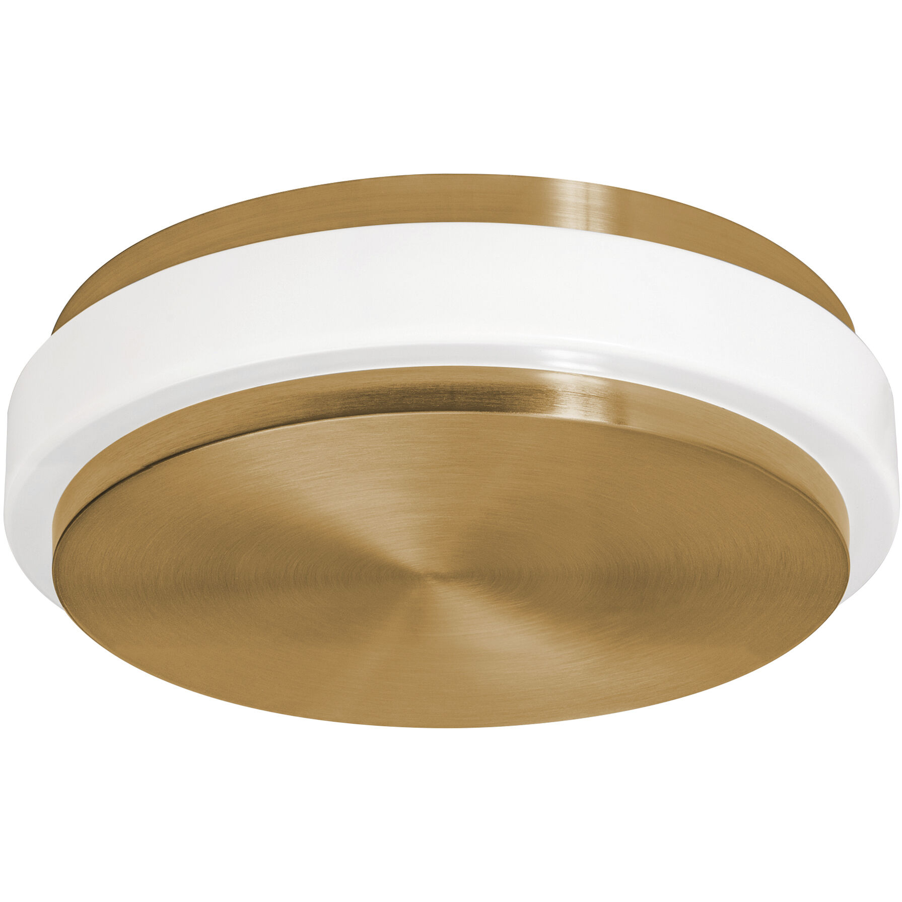 Eris LED 10 inch Light Antique Brass Flush Mount Ceiling Light