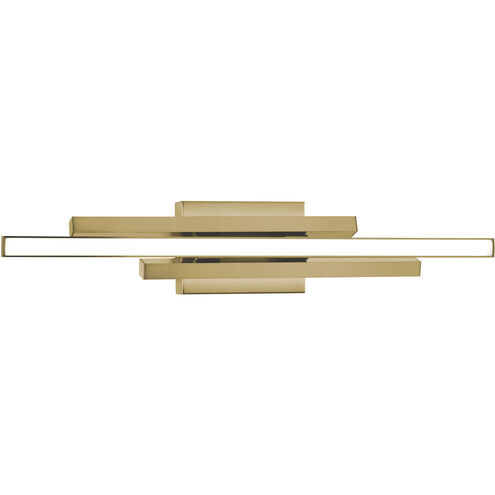 Indra 3 Light 24 inch Satin Brass Bath Vanity Wall Light