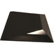 Concord LED 4 inch Black Outdoor Sconce
