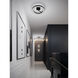 One LED 18 inch Black Flush Mount Ceiling Light