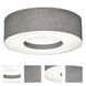 Montclair LED 19.25 inch Grey Flush Mount Ceiling Light