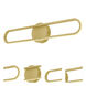 Sienna LED 22.75 inch Gold Vanity Light Wall Light