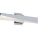 Slant LED 24 inch Satin Nickel Vanity Light Wall Light