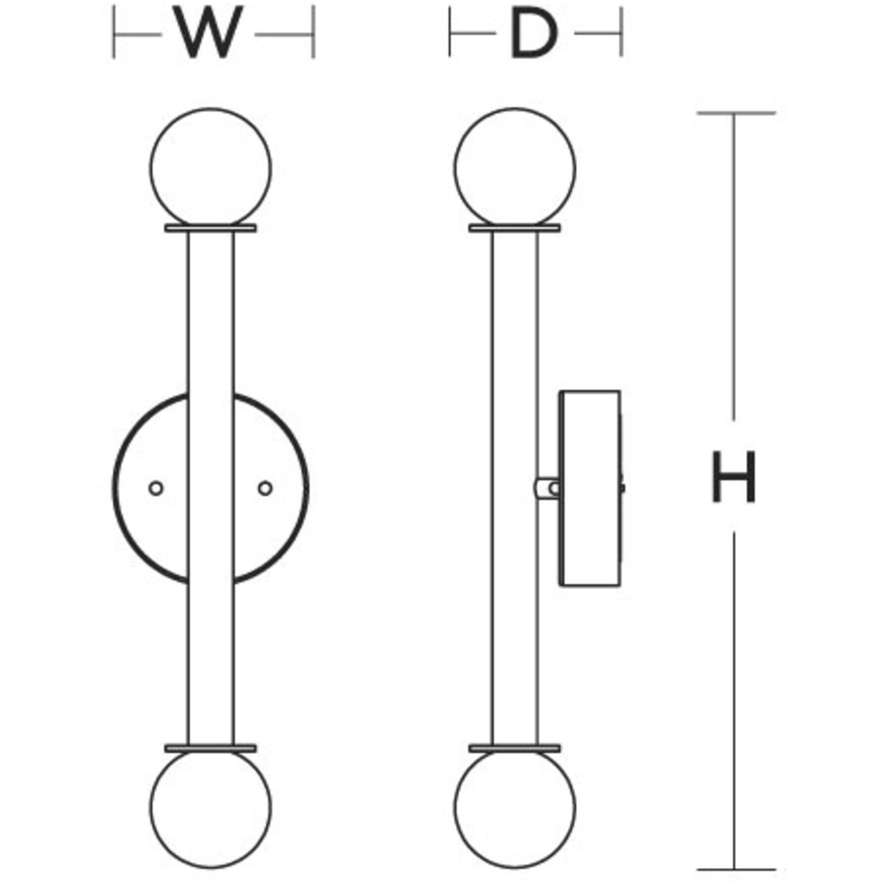 Lane LED 5.5 inch Light Antique Brass ADA Sconce Wall Light