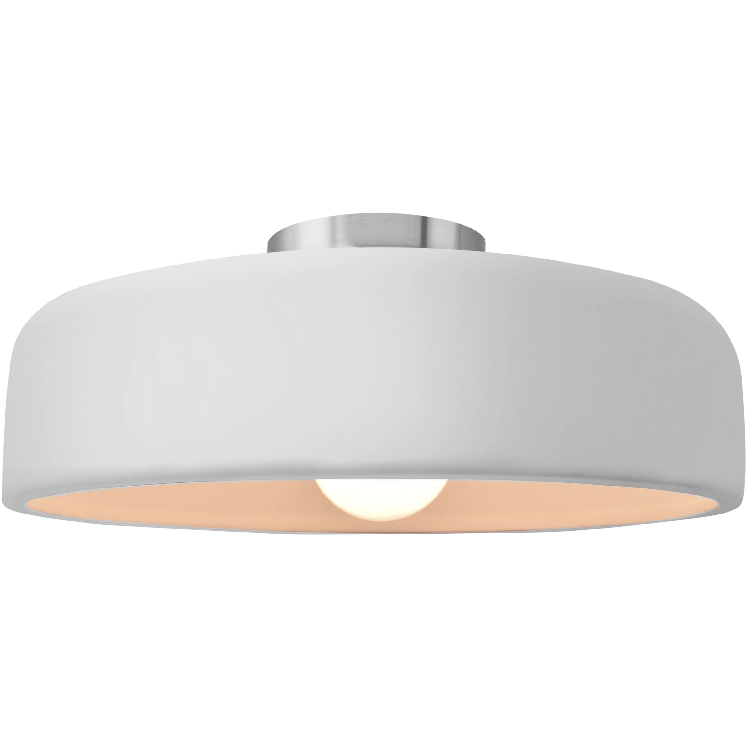 Radiance Collection - Spire 1 Light 16.00 inch Semi-Flush Mount