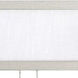 Randolph LED Satin Nickel ADA Wall Light in Linen White