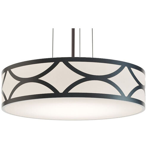 Lake LED 20 inch Black Pendant Ceiling Light
