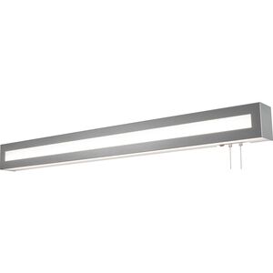 Hayes LED 37 inch Satin Nickel Overbed Wall Light