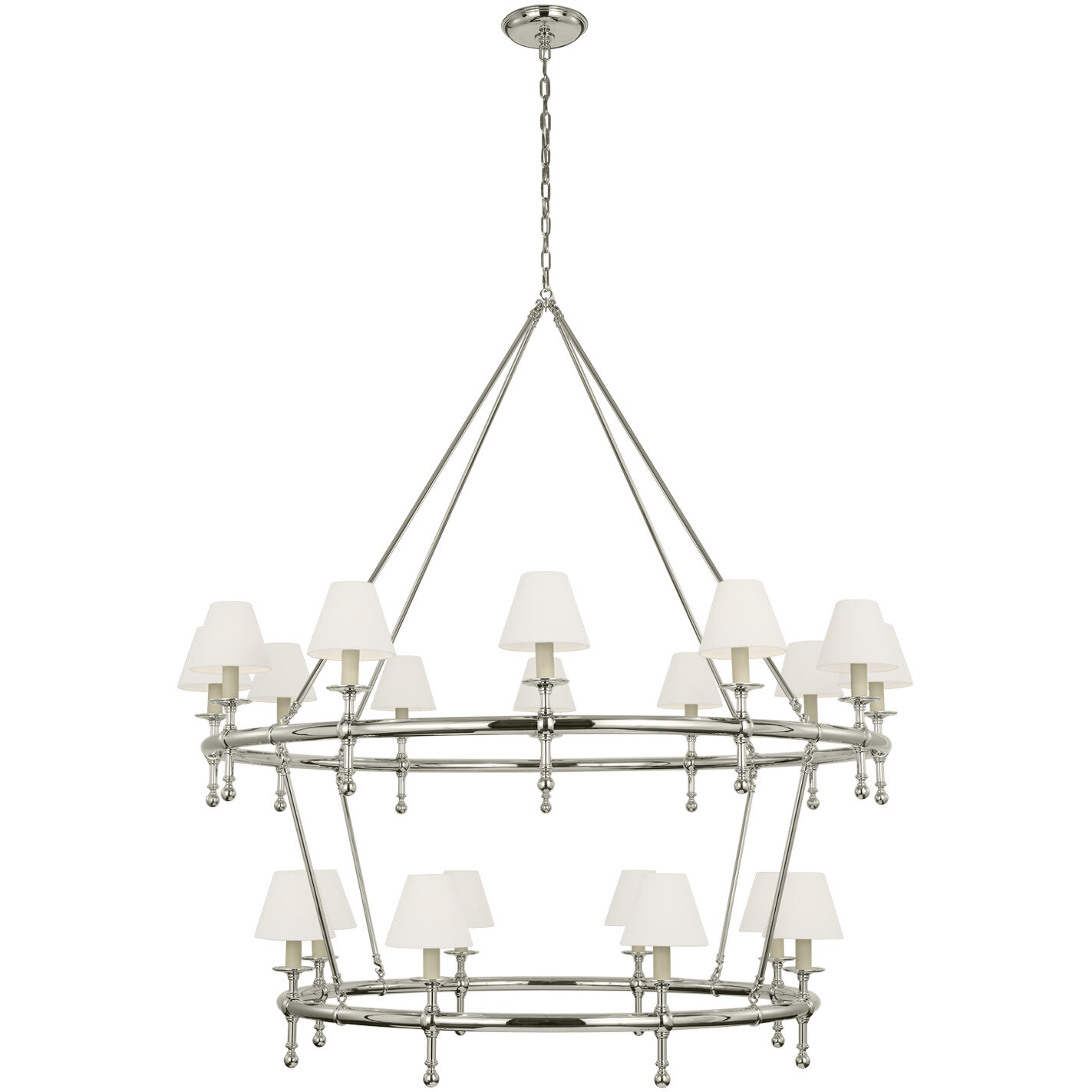 Chapman & Myers Classic 20 Light 57.25 inch Chandelier