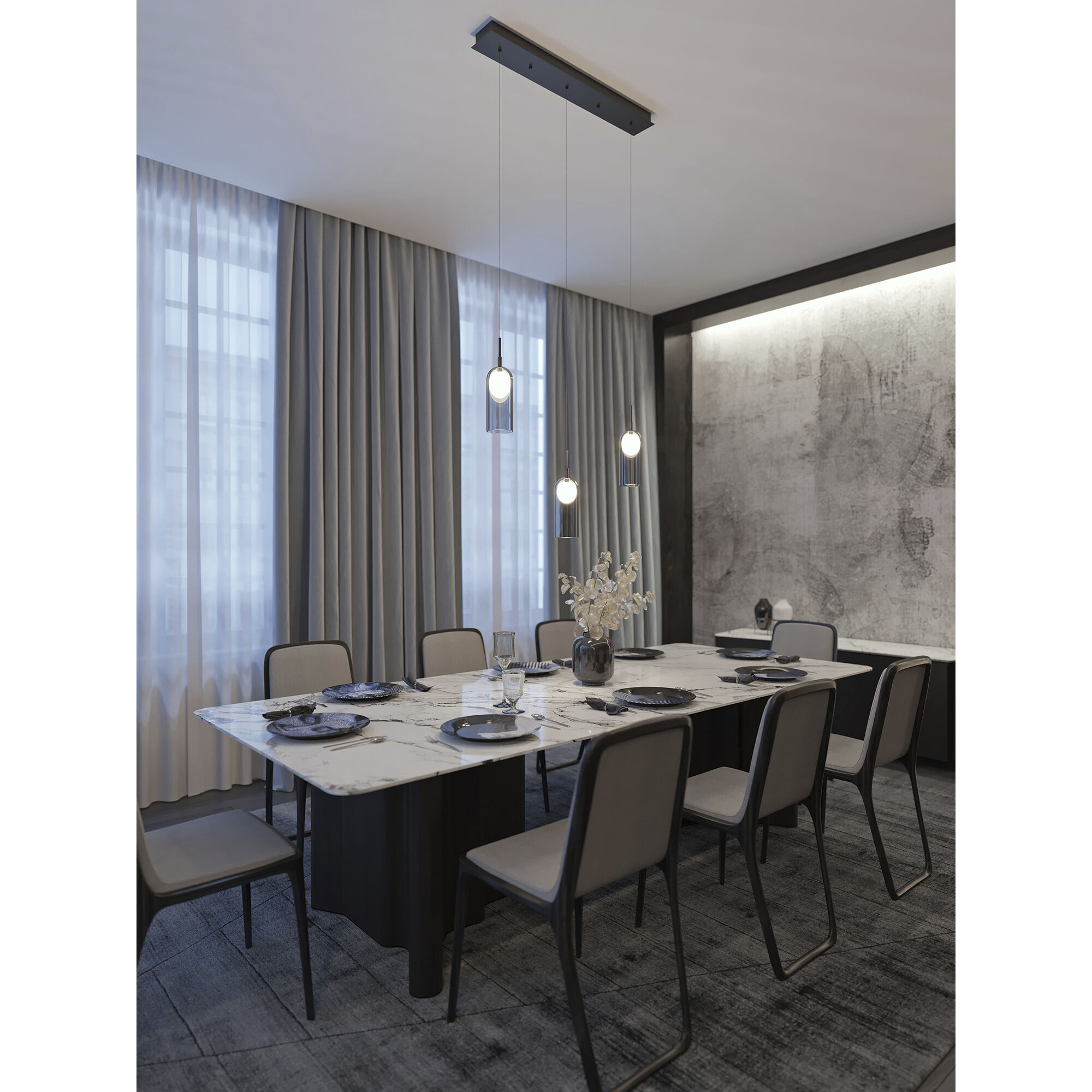 Kiran Linear Pendant Ceiling Light