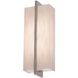 Apex LED 5 inch Weather Grey ADA Sconce Wall Light in Jute, Weathered Grey