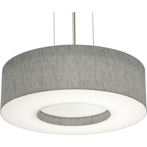 Montclair 3 Light 15 inch Satin Nickel Pendant Ceiling Light