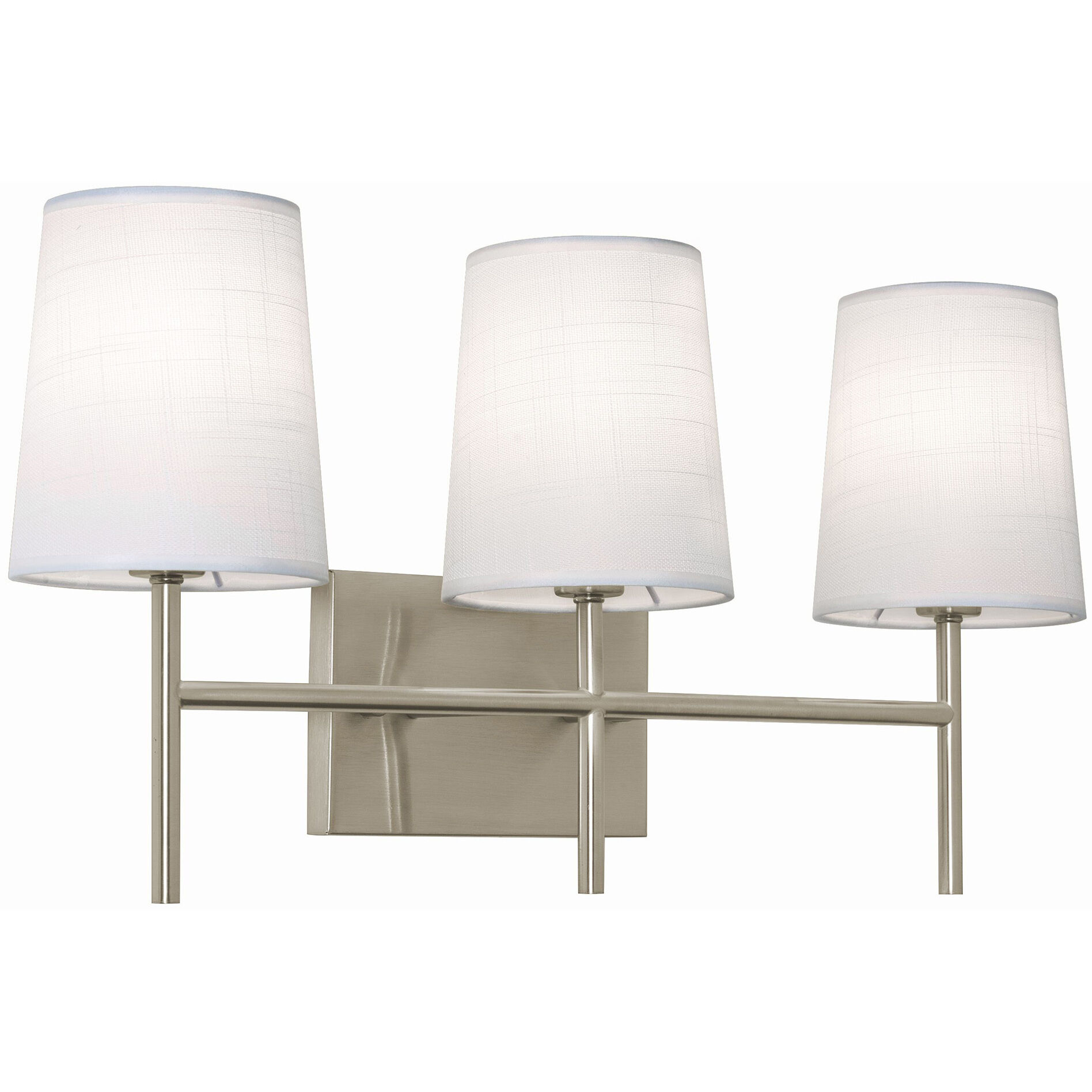 Rose LED 22 inch Satin Nickel Vanity Light Wall Light in 3