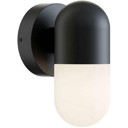 Irvine LED 8 inch Black Outdoor Sconce