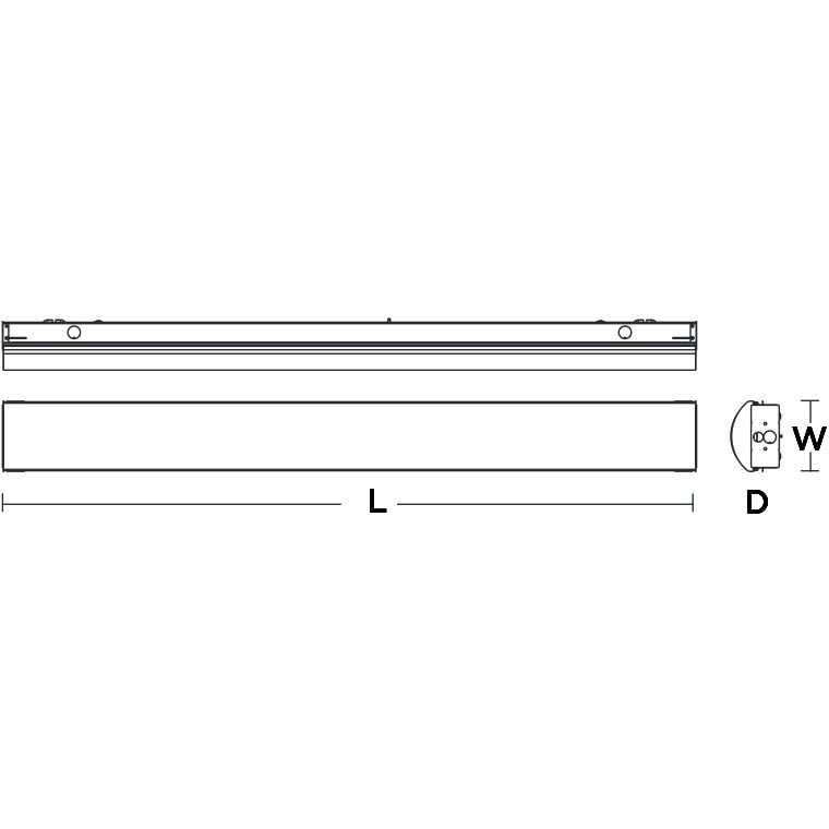 Lisle LED 48 inch White Linear Striplight Ceiling Light