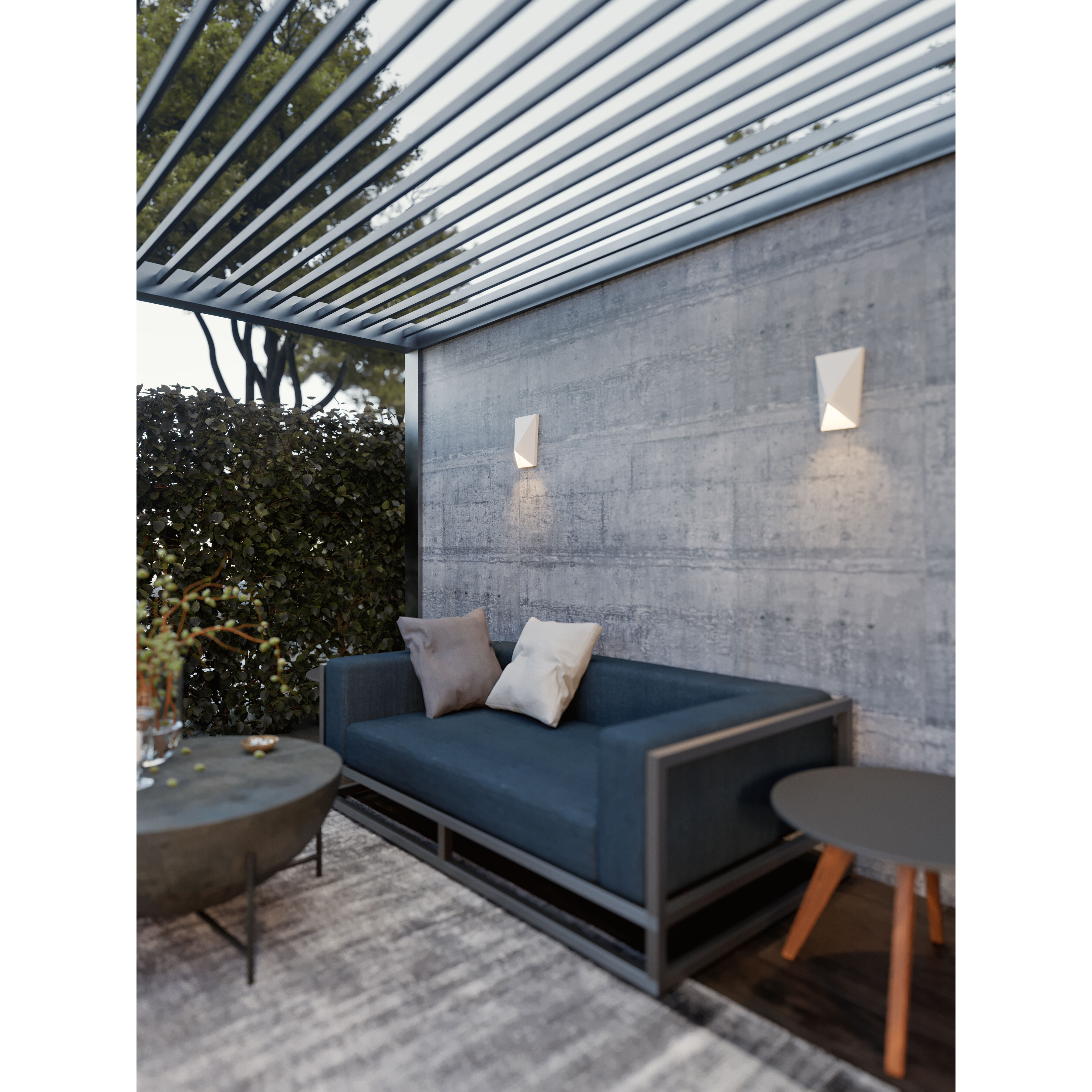 Knox LED 9.9 inch White Outdoor Sconce